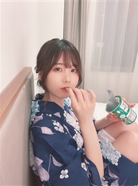 cos 紺色浴衣